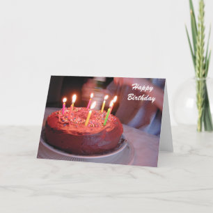 誕生日の蝋燭 カード