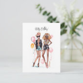 誕生日の親友たち ポストカード (スタンド正面)