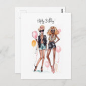 誕生日の親友 ポストカード (正面/裏面)