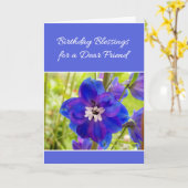 誕生日の親愛恵み... カード (黄色い花)