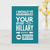 誕生日の記憶 カード (黄色い花)