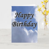 誕生日の賛美歌118-24 カード (黄色い花)