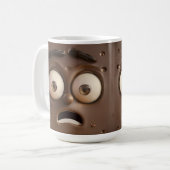 誕生日の贈り物チョコレート愛好家おもしろマグカップ コーヒーマグカップ (正面左)