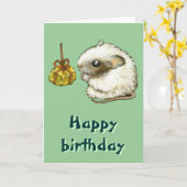 誕生日の贈り物 カード (黄色い花)