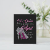 誕生日の贈り物|女王が4月に生まれいた 招待状 (スタンド正面)