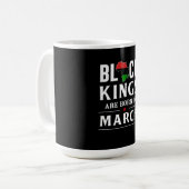 誕生日の贈り物|黒王が3月に生まれ登場 コーヒーマグカップ (正面左)