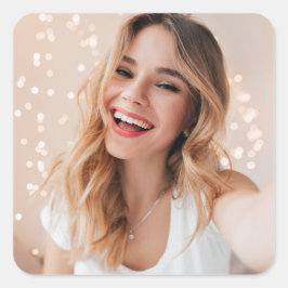 誕生日の顔 スクエアシール