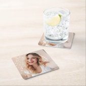 誕生日の顔 スクエアペーパーコースター (インサイチュ)