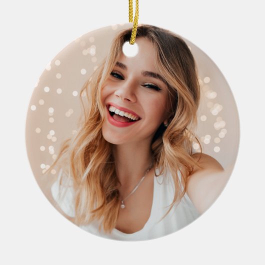 誕生日の顔 セラミックオーナメント (正面)