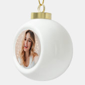 誕生日の顔 セラミックボールオーナメント (右)