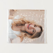 誕生日の顔 パーソナライズされた タペストリー (正面(横))