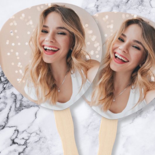 誕生日の顔 パーソナライズされた ハンドファン