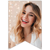 誕生日の顔 パーソナライズされた バンティングフラッグ (第1の旗)