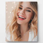 誕生日の顔 パーソナライズされた フォトプラーク (正面)