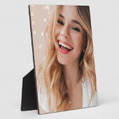 誕生日の顔 パーソナライズされた フォトプラーク (側面)