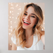 誕生日の顔 パーソナライズされた ポスター (正面)