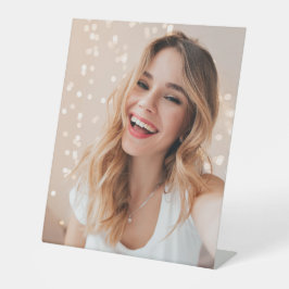 誕生日の顔 パーソナライズされた 台座サイン