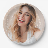 誕生日の顔 ペーパープレート (正面)