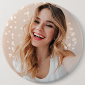 誕生日の顔 缶バッジ (正面)