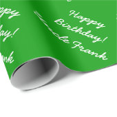 誕生日の願いのためのパーソナライズな包装紙 ラッピングペーパー (ロールコーナー)