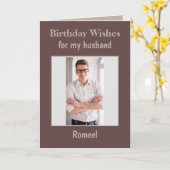 誕生日の願い カード (黄色い花)