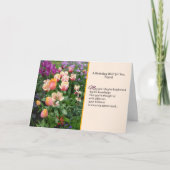 誕生日の願い カード (正面)