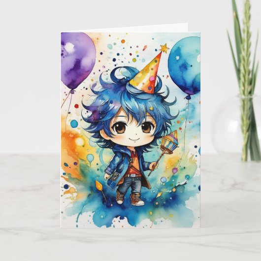 誕生日の願い カード (正面)