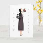 誕生日の願い カード (黄色い花)