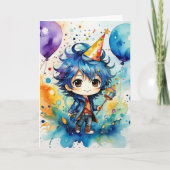 誕生日の願い カード (正面)