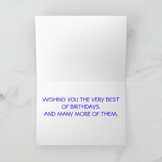 誕生日の願い カード (内部)