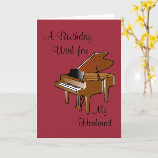 誕生日の願い カード (黄色い花)