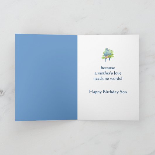 誕生日の願い カード (内部)