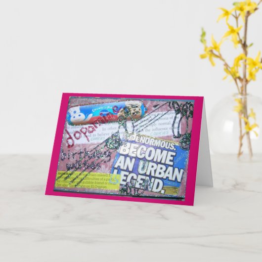 誕生日の願い カード (黄色い花)