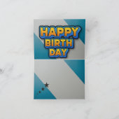 誕生日の願い サンキューカード (内部)