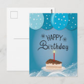 誕生日の願い ポストカード (正面/裏面)