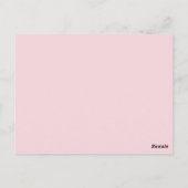 誕生日の願い ポストカード (裏面)