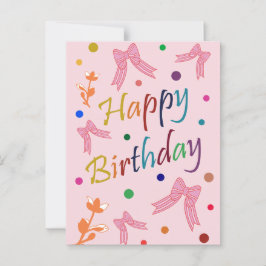 誕生日の願い ポストカード