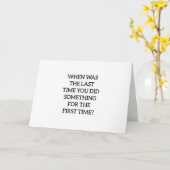 ***誕生日の願い***ユーモア カード (黄色い花)