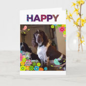 誕生日の願い**心の中で確実に** カード (黄色い花)