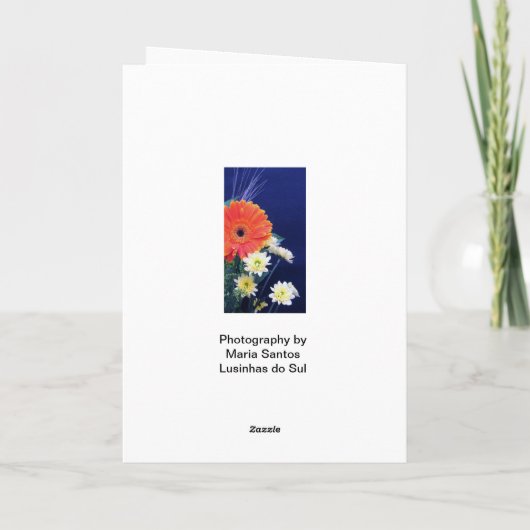 誕生日の願い: 愛および幸福 カード (裏面)