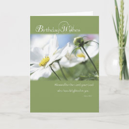 誕生日の願い、花、宗教 カード