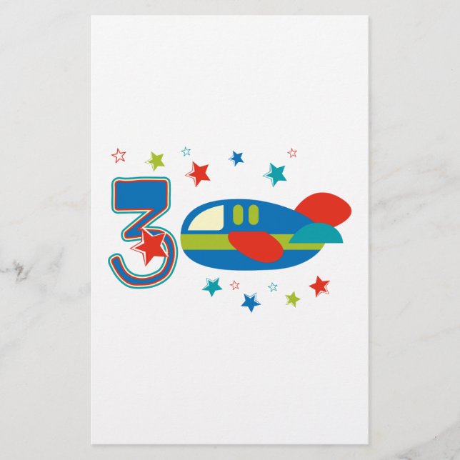 誕生日の飛行機 (正面)