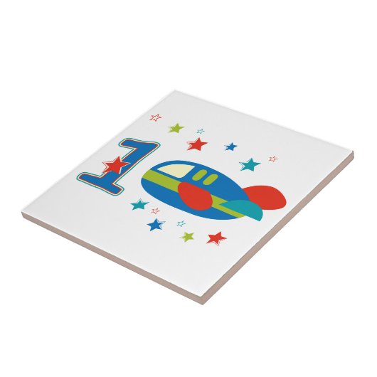 誕生日の飛行機 タイル (側面)