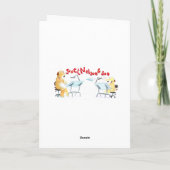 誕生日の食事を探しています カード (裏面)