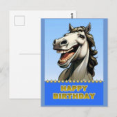 誕生日の馬 ポストカード (正面/裏面)