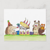 誕生日の驚きのポストカードbyニコールジャネス ポストカード (正面)