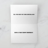 誕生日の驚きはミールカッツのカード カード (内部)