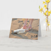 誕生日の驚き カード (黄色い花)