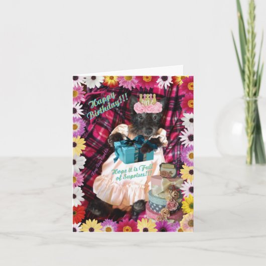 誕生日の驚き カード (正面)