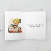 誕生日の魔法のグリーティングカード カード (内部)